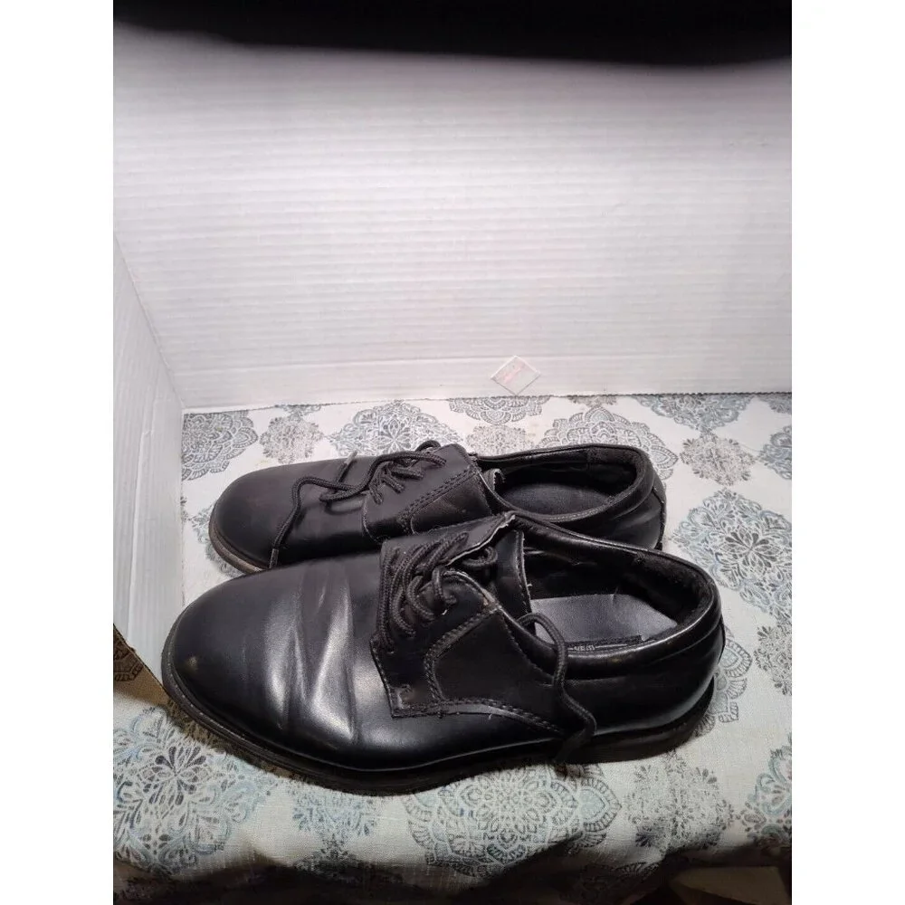 Stacy Adams Black Austin Oxfords 41179-001 Lace Up Boys Dress Shoes Sz 3M‎